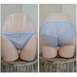 NWOT sheer lace panties.